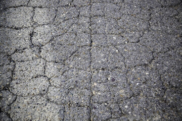 Broken street floor