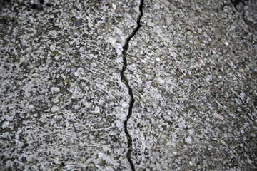 Broken street floor