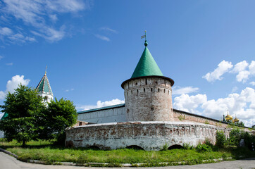 View of Ipatievsky male monastery in Kostroma Russia
