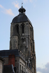 clock tower in tours in france