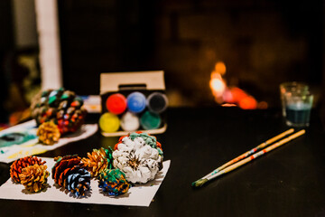 Decoración navideña hecha a mano