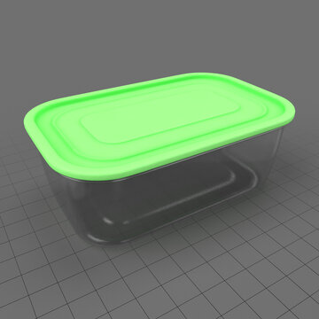 Rectangle food container 1