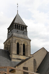 Fototapeta na wymiar fontevraud abbey church in france