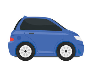 purple car vehicle color isolated icon vector illustration design