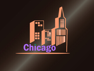 the city logo of chicago is very simple