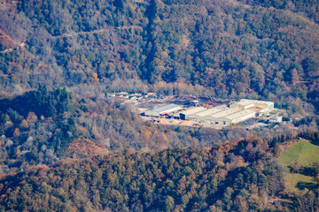 Obraz premium Paisajes durante la subida al monte Adarra