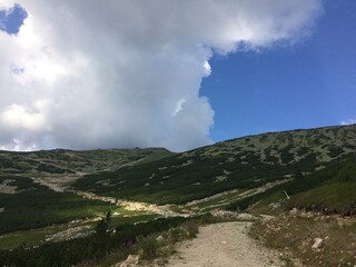 Fototapeta premium landscape with clouds