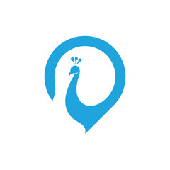 Peacock logo vector template, Creative Peacock logo design concepts, Illustration