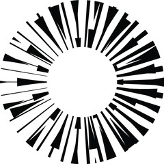 Radial  Lines in Spiral Form for comic books . fireworks Explosion background . Vector Illustration . Starburst
 round Logo . Circular Design element . Abstract Geometric star rays . Sunburst .