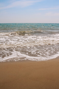 View of the Beach and ocean without people
