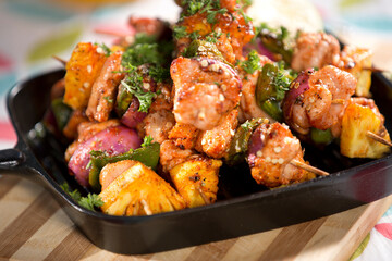 Chicken and Pineapple Kebabs