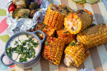 Barbecued Corn 