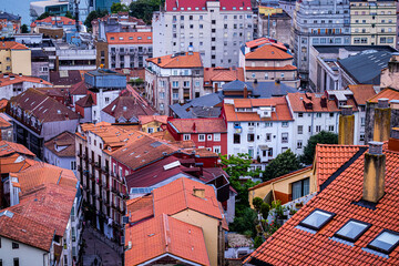 Vista aérea de la ciudad de Santander.