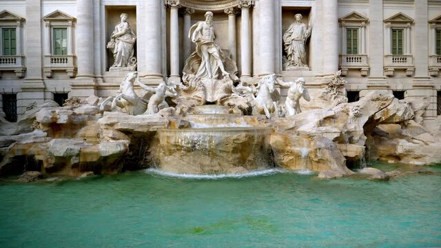 The legendary Trevi Fountain that is regarded to be the most celebrated fountain in Rome and the iconic symbol of the city