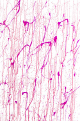 Background of pink paint splatter