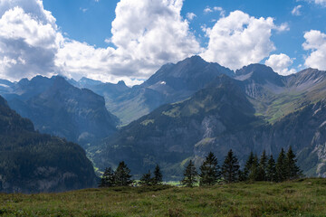 Obraz premium Kandersteg ein Traum in den Alpen der Schweiz
