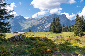 Fototapeta na wymiar Kandersteg ein Traum in den Alpen der Schweiz