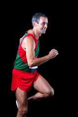 Obraz na płótnie Canvas Portuguese runner man