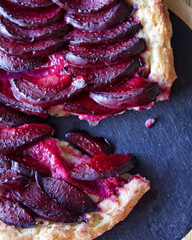 plum cake, plum, bakery