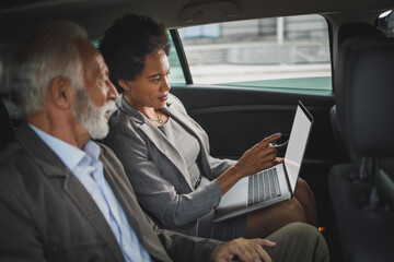 Fototapeta premium Staying Connected In Commute
