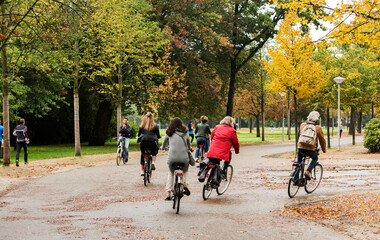 Vondelpark in Amsterdam. Vondelpark is the largest city park in Amsterdam