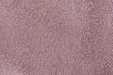 Pale lilac textured smooth leather surface background, medium  grain