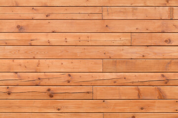 New wooden wall made of pine wood planks, texture