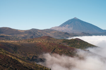 Pico del Teide, mountain landscape in Tenerife