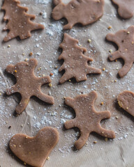 christmas cookies on the table