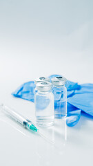 vaccine for coronaviruses, gloves to protect personal physician