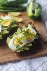 avocado and sandwich