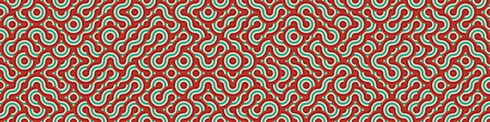 Abstract Geometric Pattern generative computational art illustration