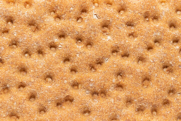 Dry flat bread crisps as background