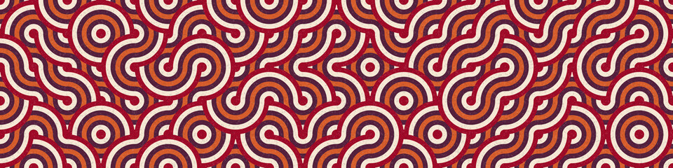 Abstract Geometric Pattern generative computational art illustration