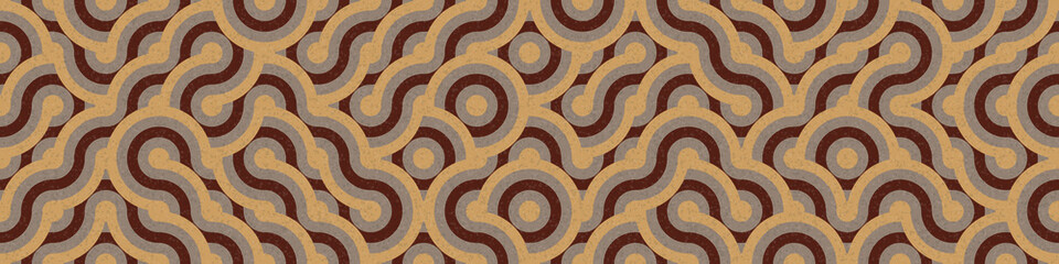 Abstract Geometric Pattern generative computational art illustration