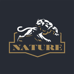 A panther prepared to attack © Masterlevsha