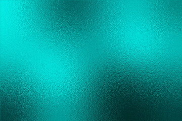 Emerald metallic effect. Turquoise texture shine foil. Background with glitterer metal effect. Blue green surface. Abstract backdrop glitter metal plate. Metallic texture. Design cards, prints. Vector