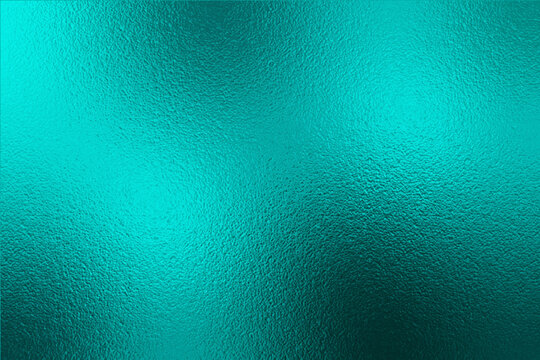 Emerald metallic effect. Turquoise texture shine foil. Background with glitterer metal effect. Blue green surface. Abstract backdrop glitter metal plate. Metallic texture. Design cards, prints. Vector