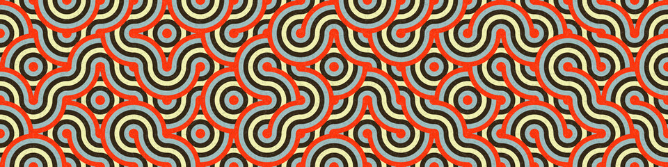 Abstract Geometric Pattern generative computational art illustration