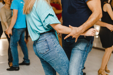 Kharkiv. Ukraine. 11.25.2020 dancers dancing during coronavirus at a party