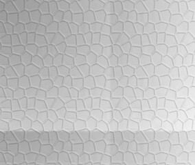 background of irregular pentagons and hexagons in gray