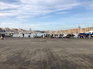 street in the city marseille 
