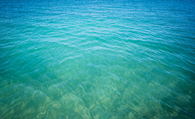 Tropical Waters Lit By Sun