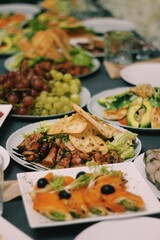 food in the restaurant