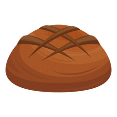 sweet bread ball delicious pastry product icon vector illustration design