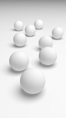 White abstract background. Lowpoly backdrop. Crumpled paper. 3D illustration