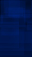 Dark blue background. Blue backdrop with transparent suares. Vertical orientation. 3D illustration