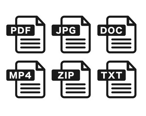 File format set material / vector