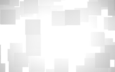 Obraz premium White abstract background. Misty backdrop with grey squares. 3D illustration