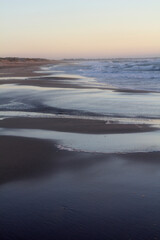sunset on the beach